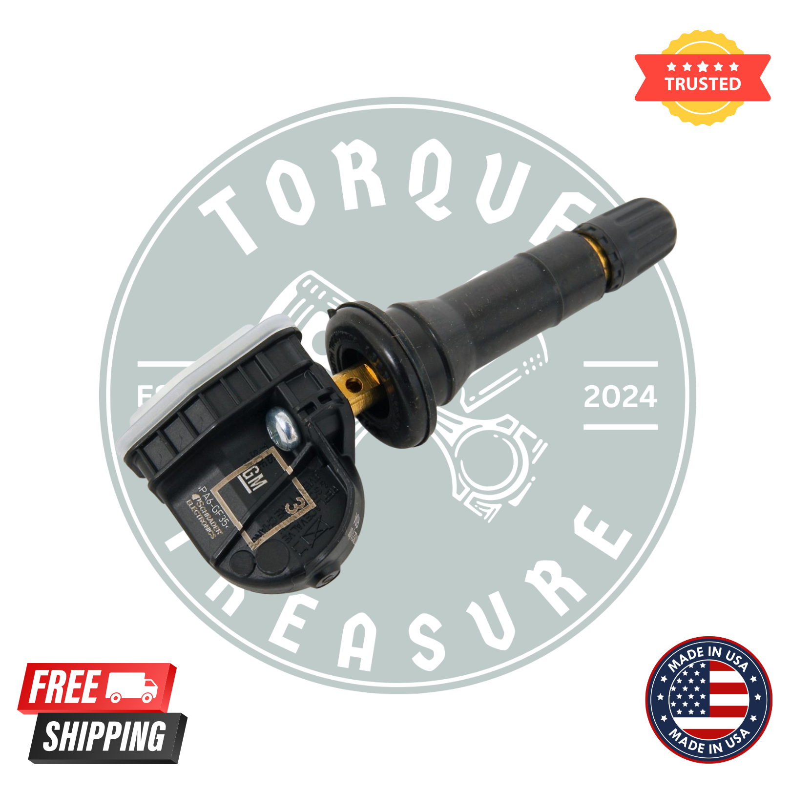 ACDelco 13540601 TPMS Tire Pressure Monitoring Sensors – Pack of 4 | OEM Replacement