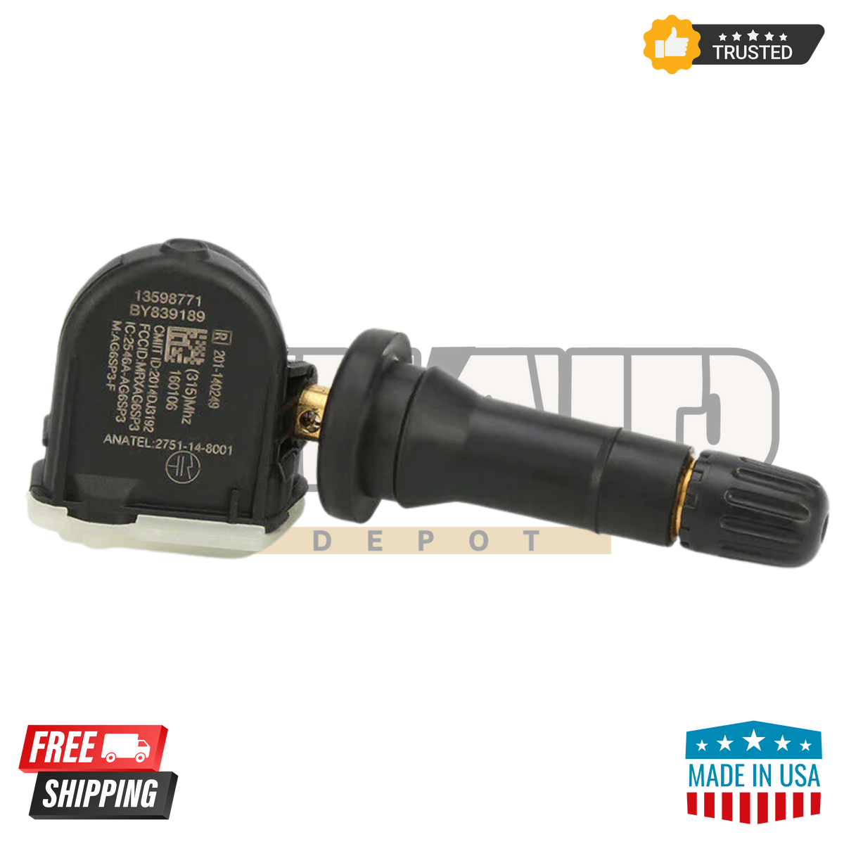 ACDelco 13598771 TPMS Sensor – Pack of 4