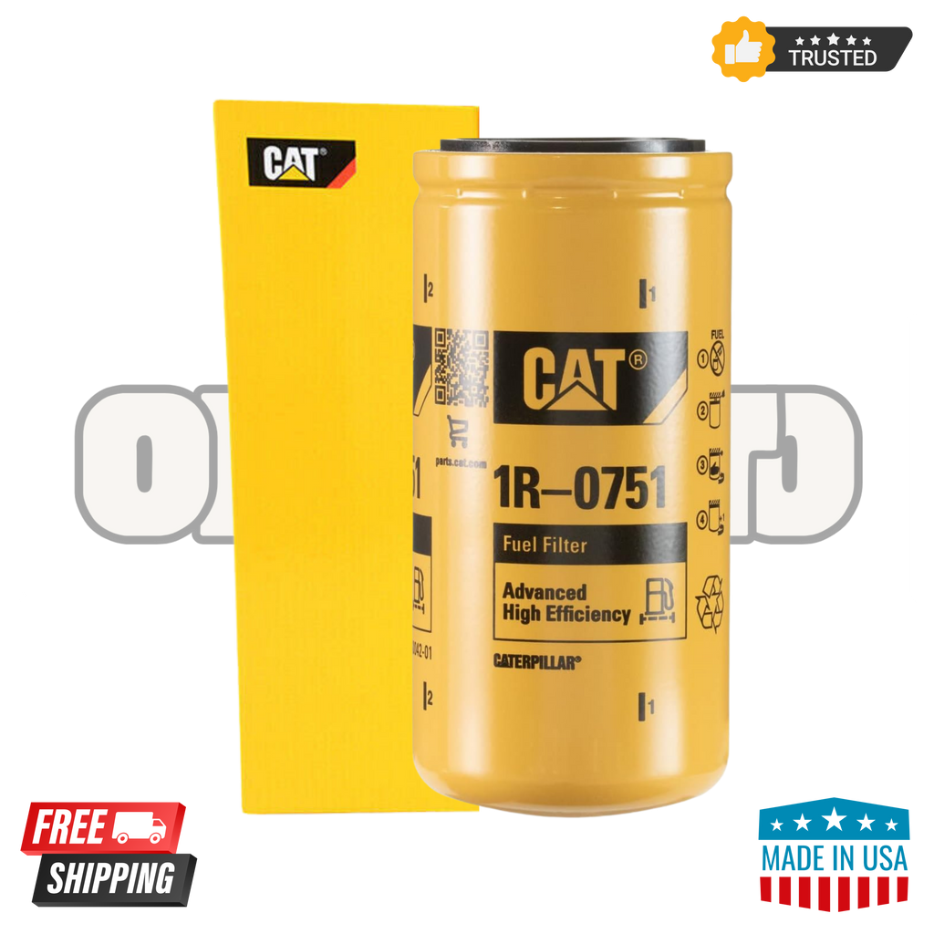 Caterpillar 1R-0751 Fuel Filter | Genuine CAT Diesel Engine Filter
