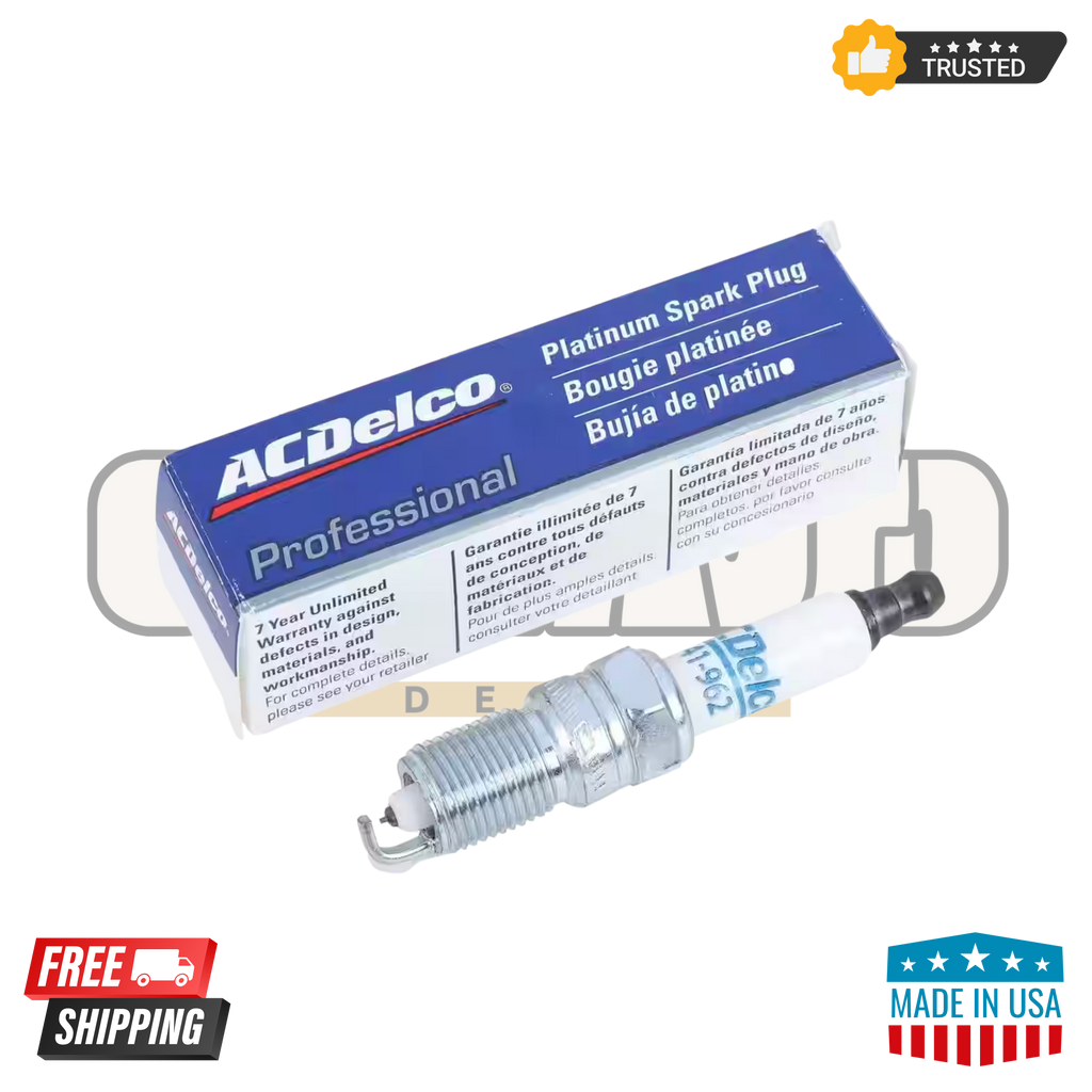 ACDelco 41-962 Professional Platinum plugs Spark Plugs – Pack of 8 for GM V8 Engines