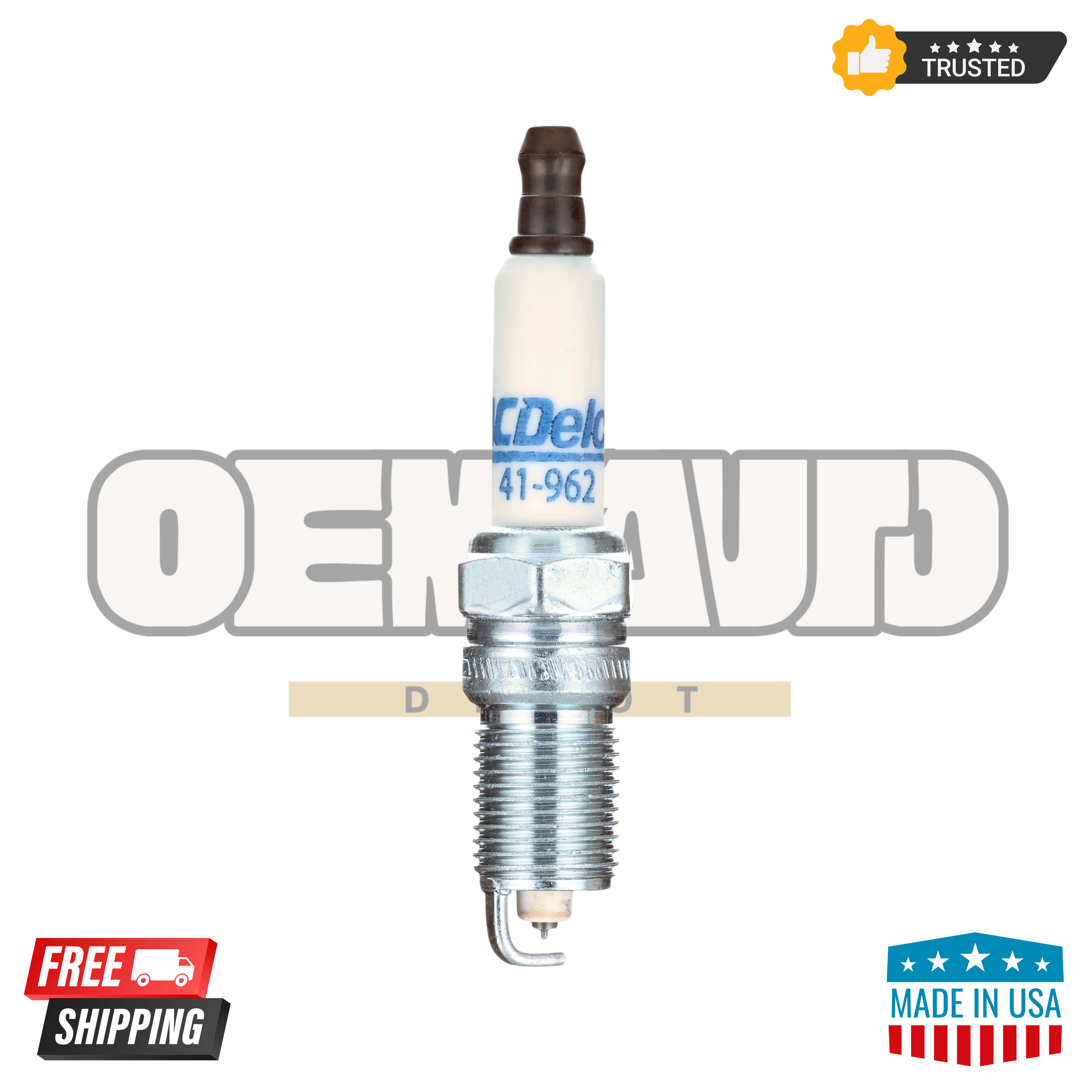 ACDelco 41-962 Professional Platinum plugs Spark Plugs – Pack of 8 for GM V8 Engines
