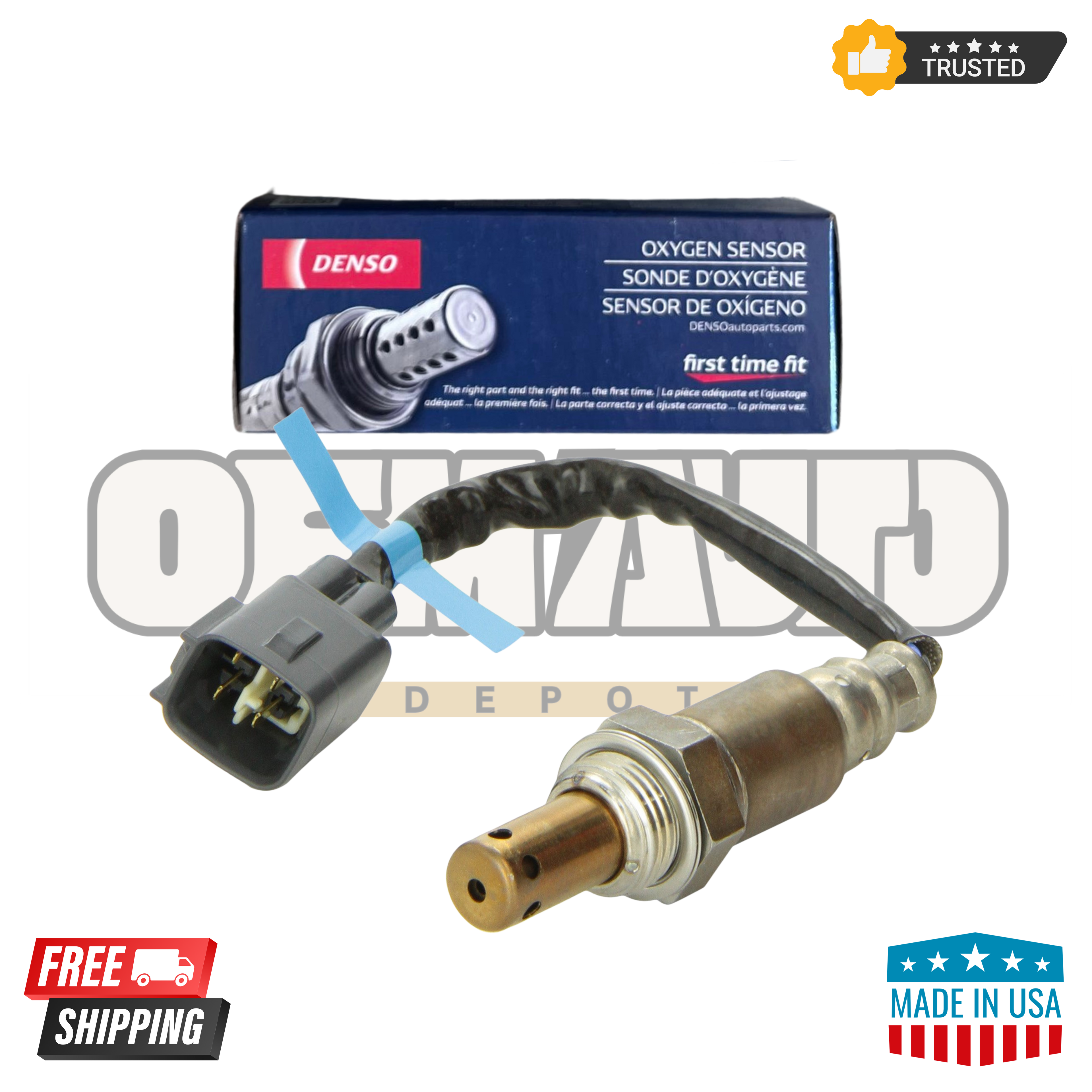 Denso 234-9051 Oxygen Sensor | Genuine OEM Replacement | OE Fit for Toyota & Lexus