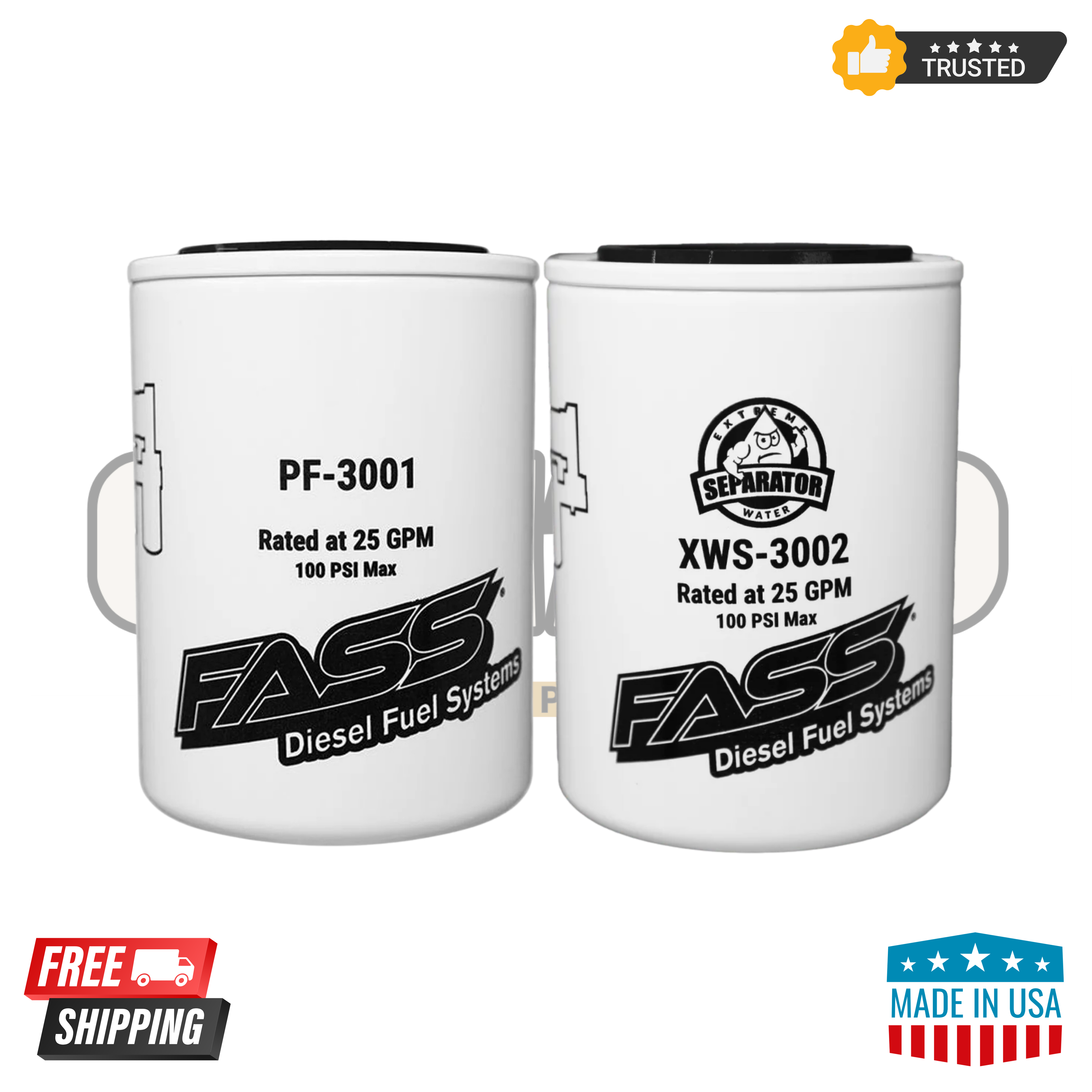 FASS Fuel Filter Bundle – XWS-3002 & PF-3001