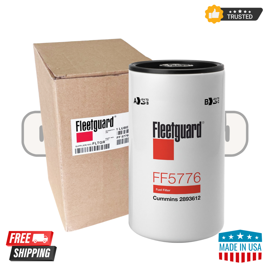 Fleetguard FF5776 Fuel Filter OEM quality Pack of 6