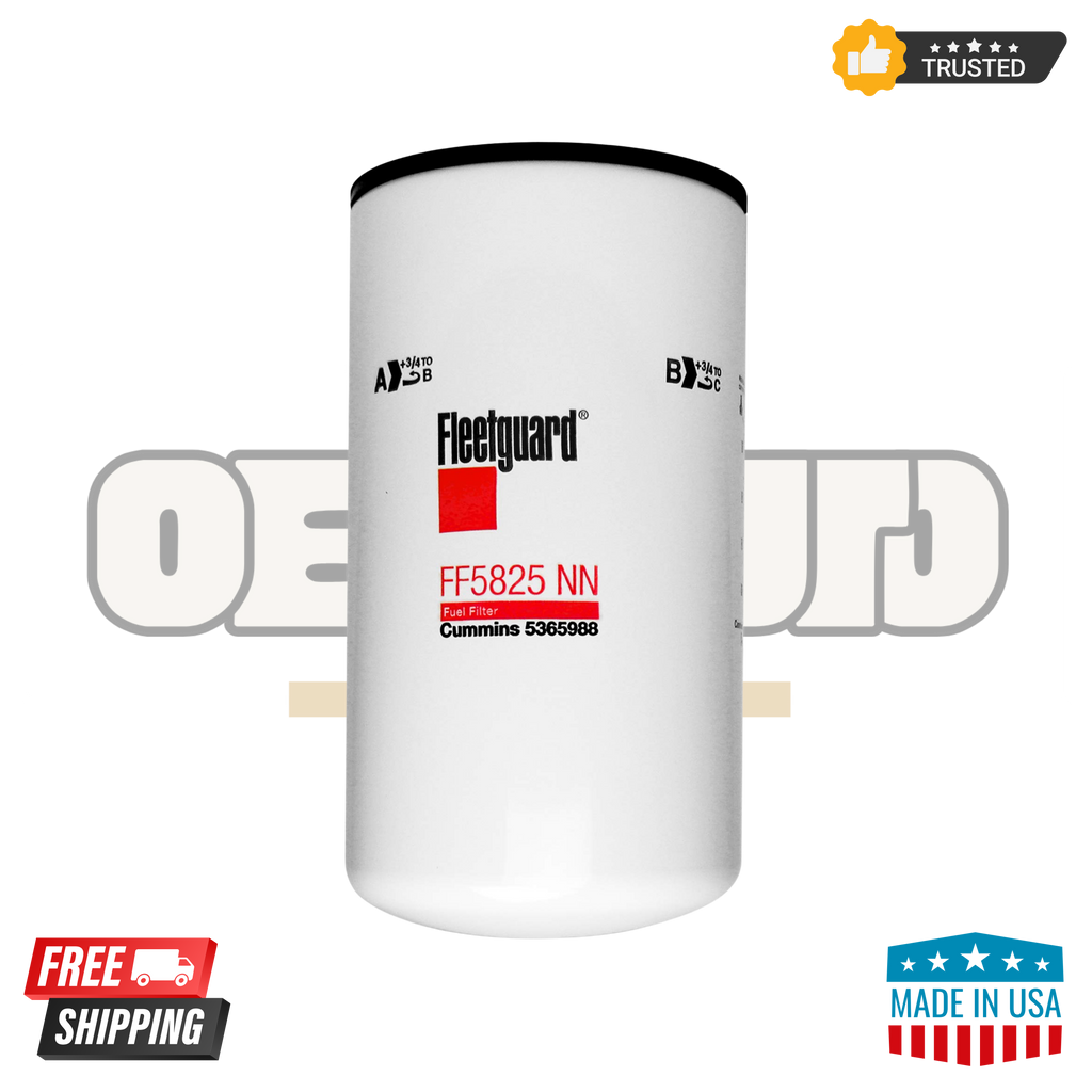 Fleetguard FF5825NN Fuel Filter – Pack of 6