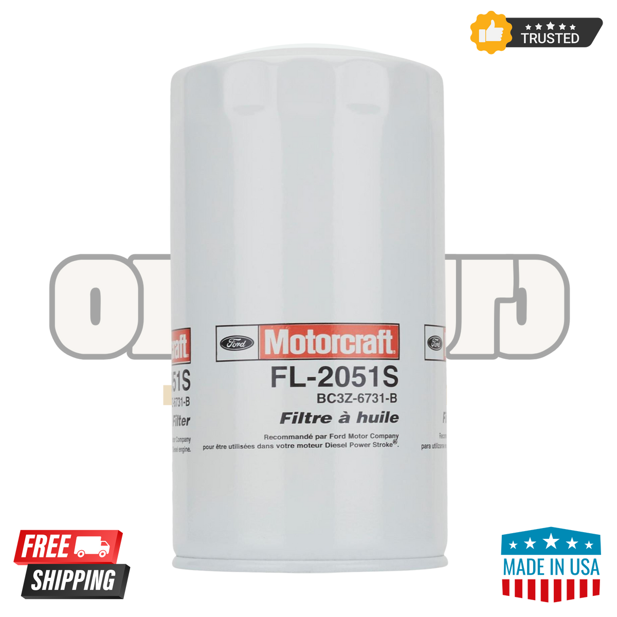 Motorcraft Oil Filter FL-2051S Pack of 12