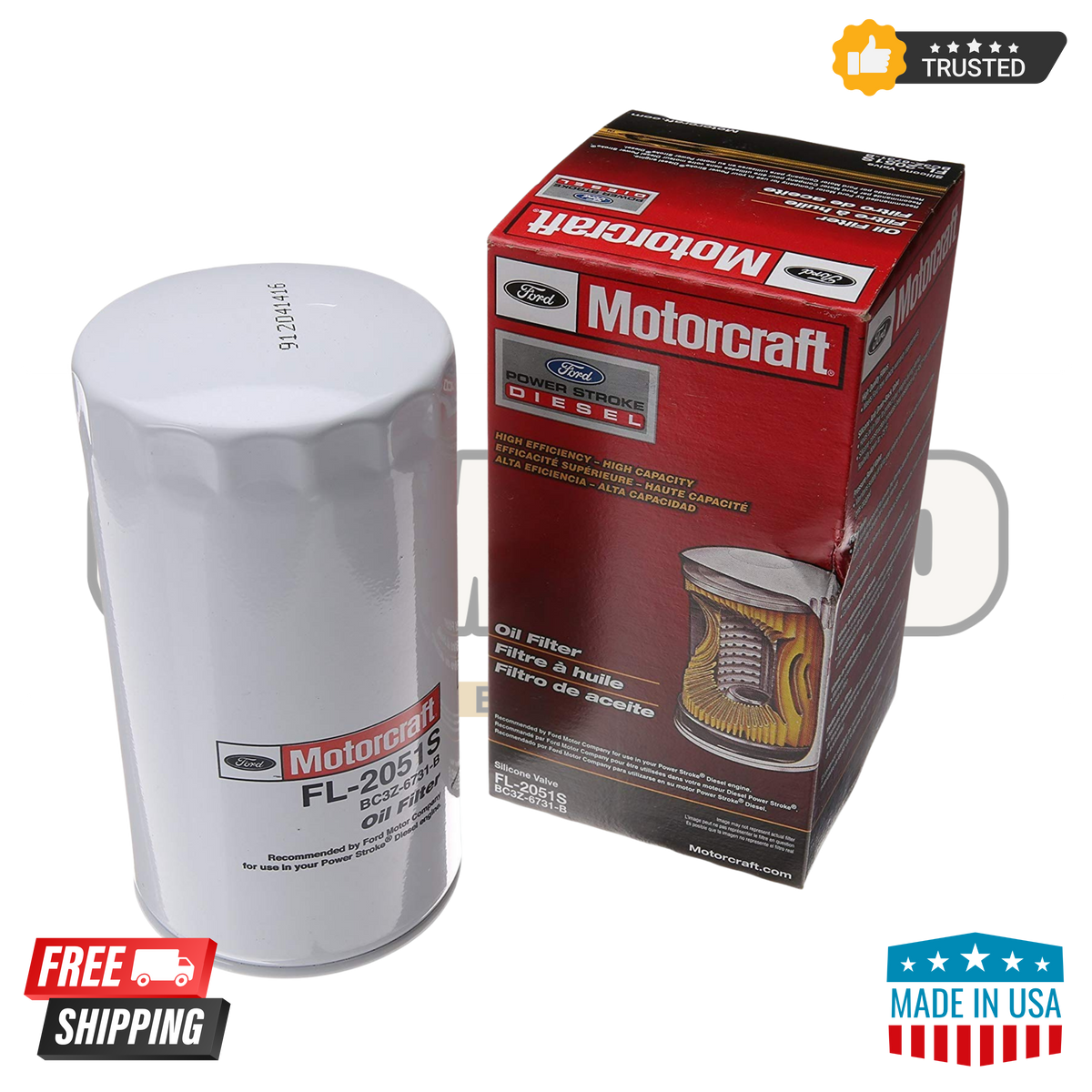 Motorcraft Oil Filter FL-2051S Pack of 12
