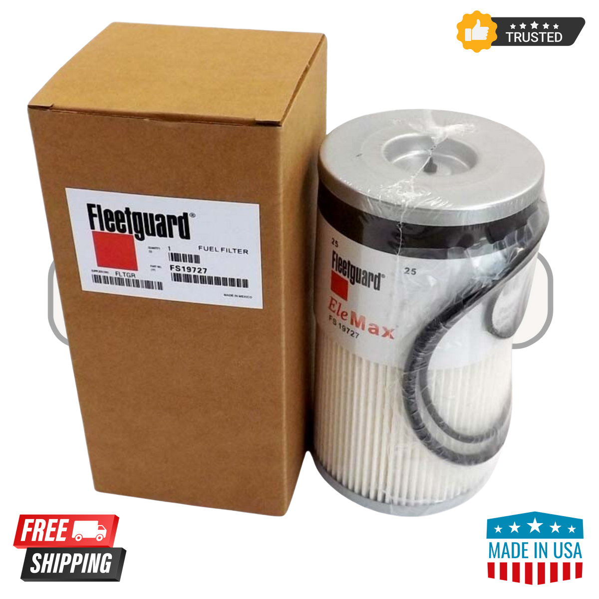 Cummins Filtration FLEETGUARD Fuel/Water Separator FS19727