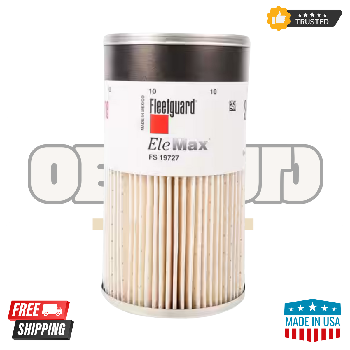 Cummins Filtration FLEETGUARD Fuel/Water Separator FS19727