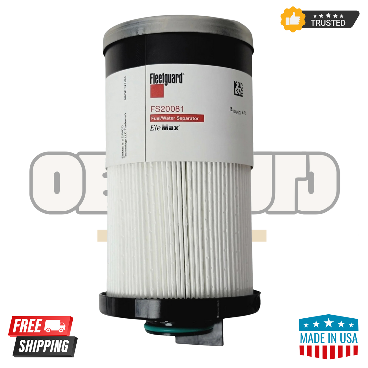 FleetGuard FS20081 Fuel Water Separator Filter Elements
