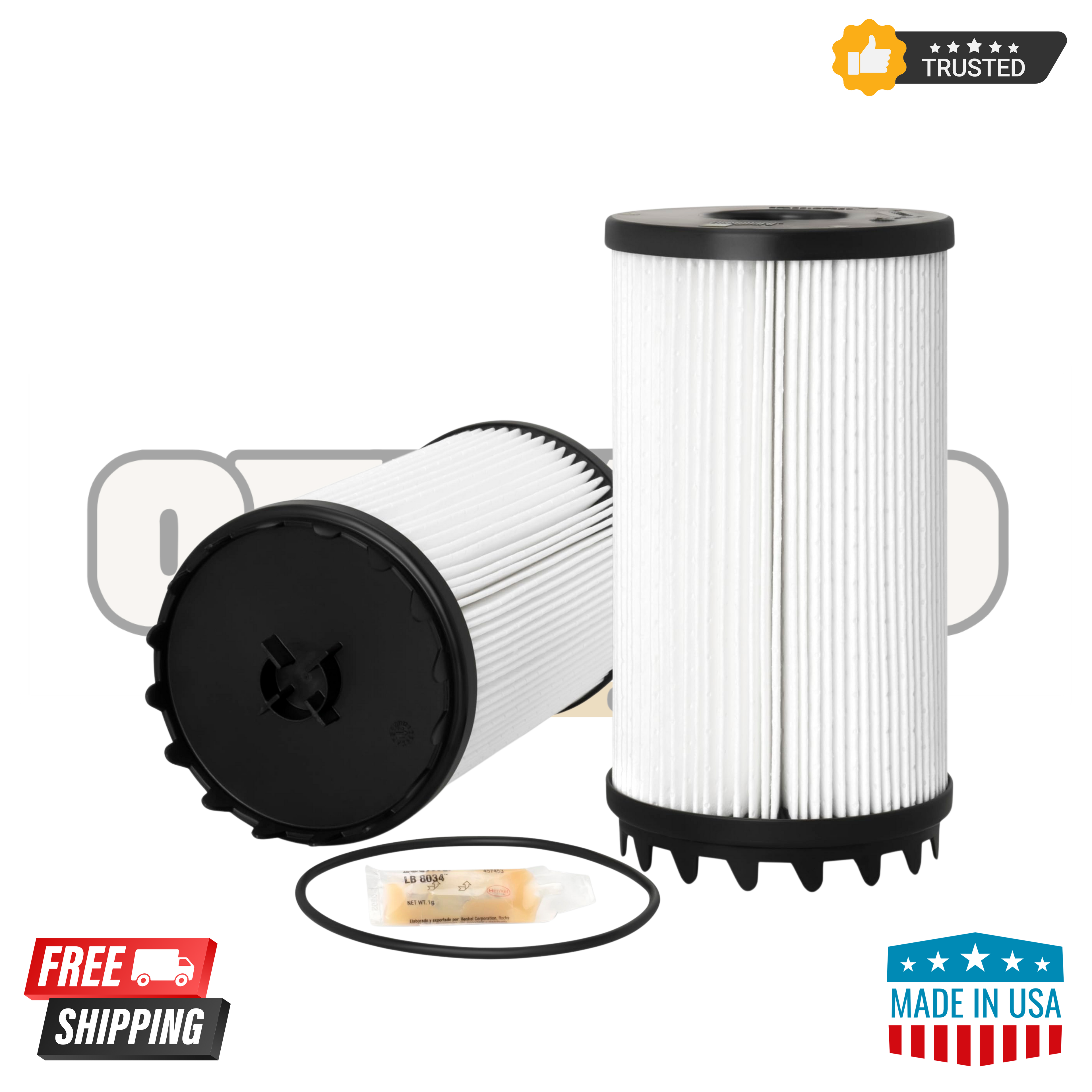 Fleetguard FS20172 Fuel/Water Separator Filters – Pack of 6 | OEM Diesel Replacement