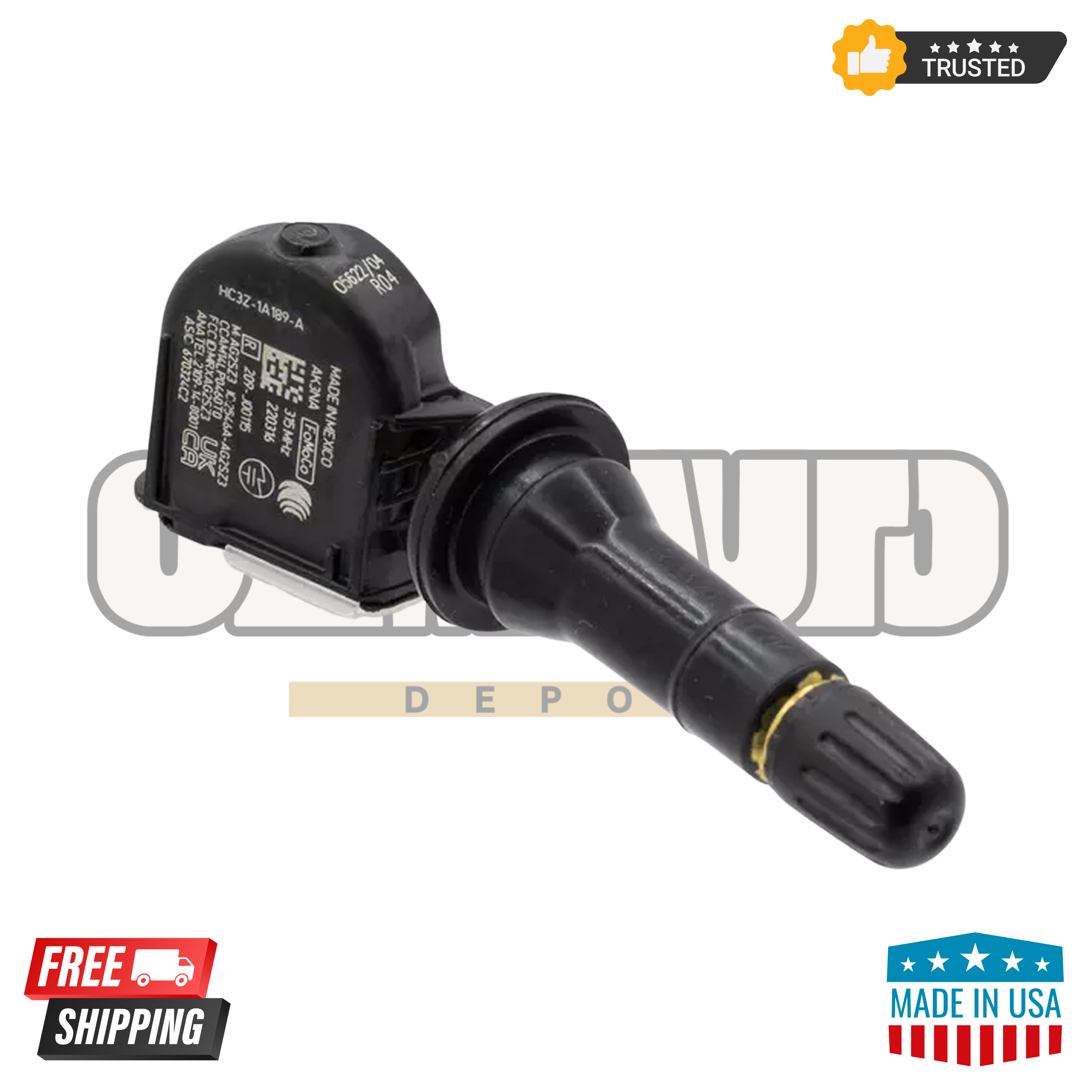 Motorcraft HC3Z-1A189-A TPMS-42 Sensor – Pack of 4