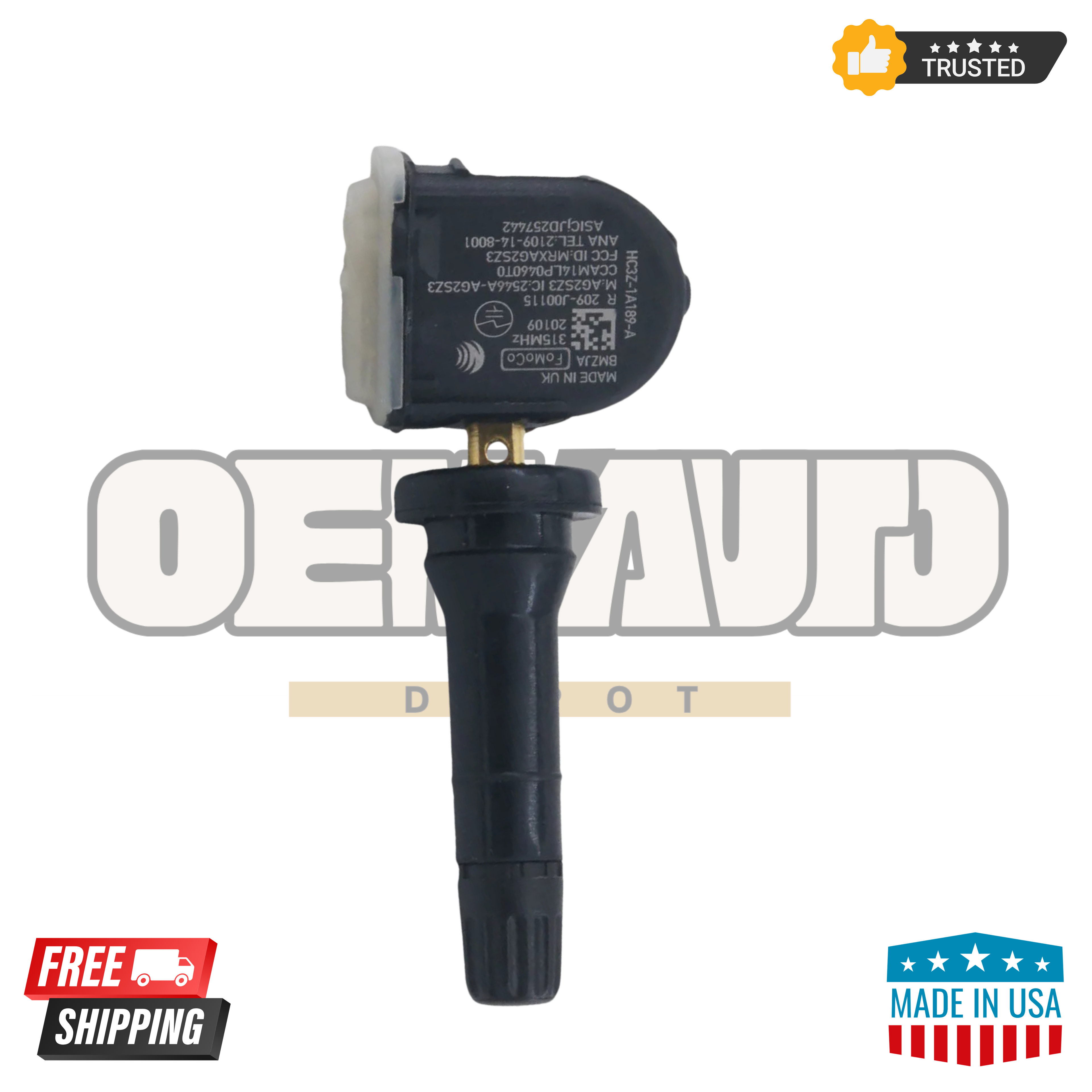 Motorcraft HC3Z-1A189-A TPMS-42 Sensor – Pack of 4