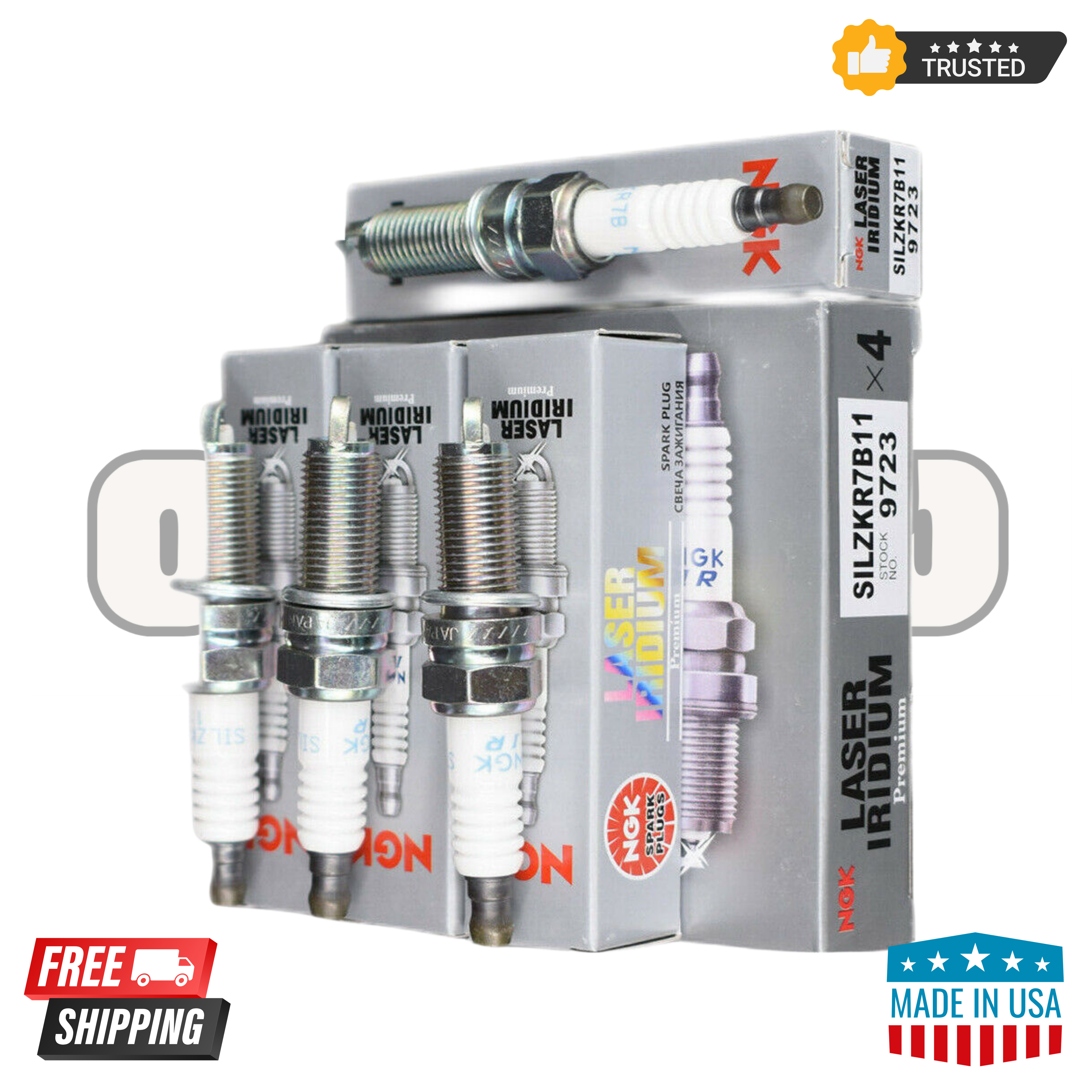 Hyundai 27300-2E000 Ignition Coils & NGK 9723 Spark Plugs – Set of 4 | OEM Replacement Kit