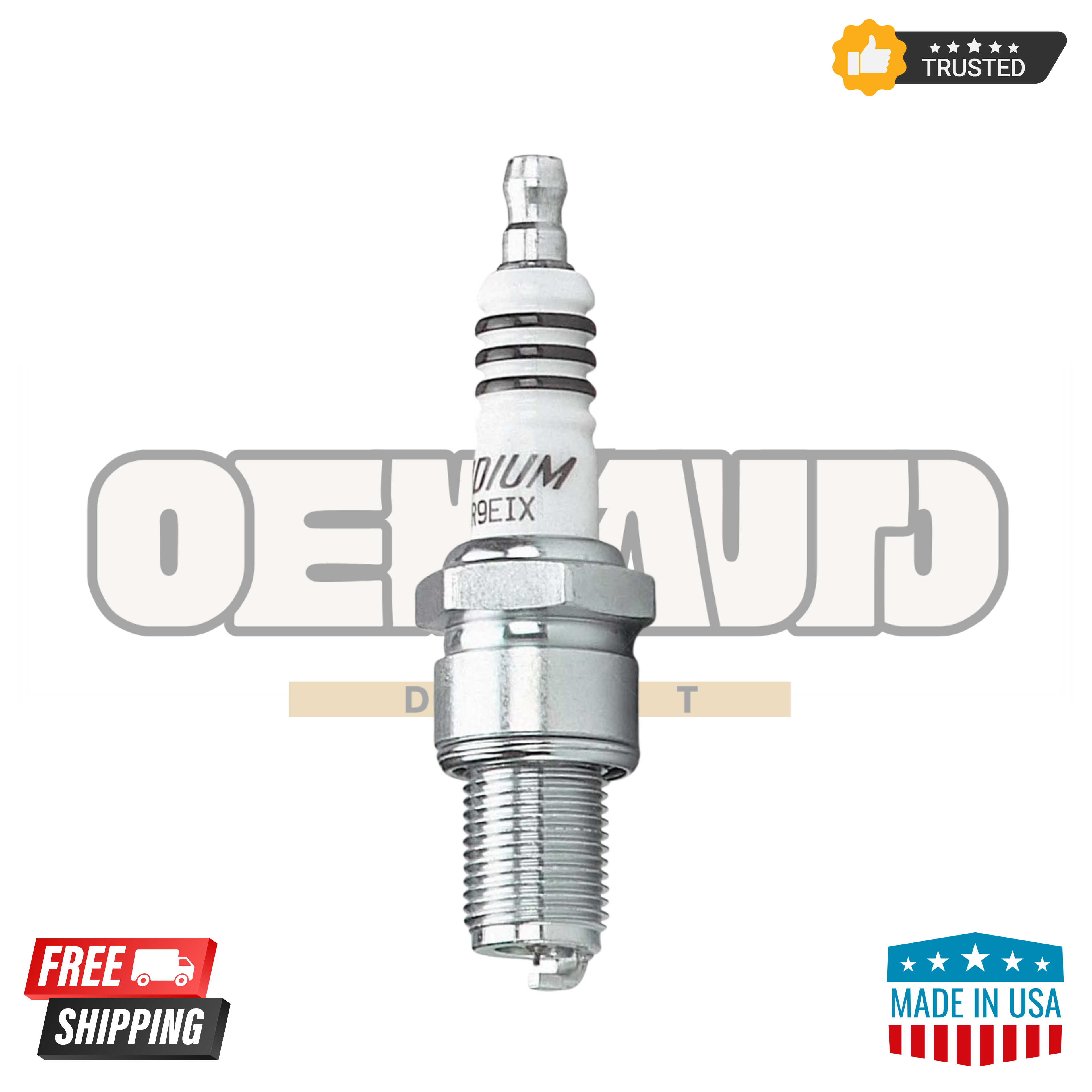 NGK LFR6AIX-11 6619 Iridium IX Spark Plugs – Pack of 6 | OEM Replacement
