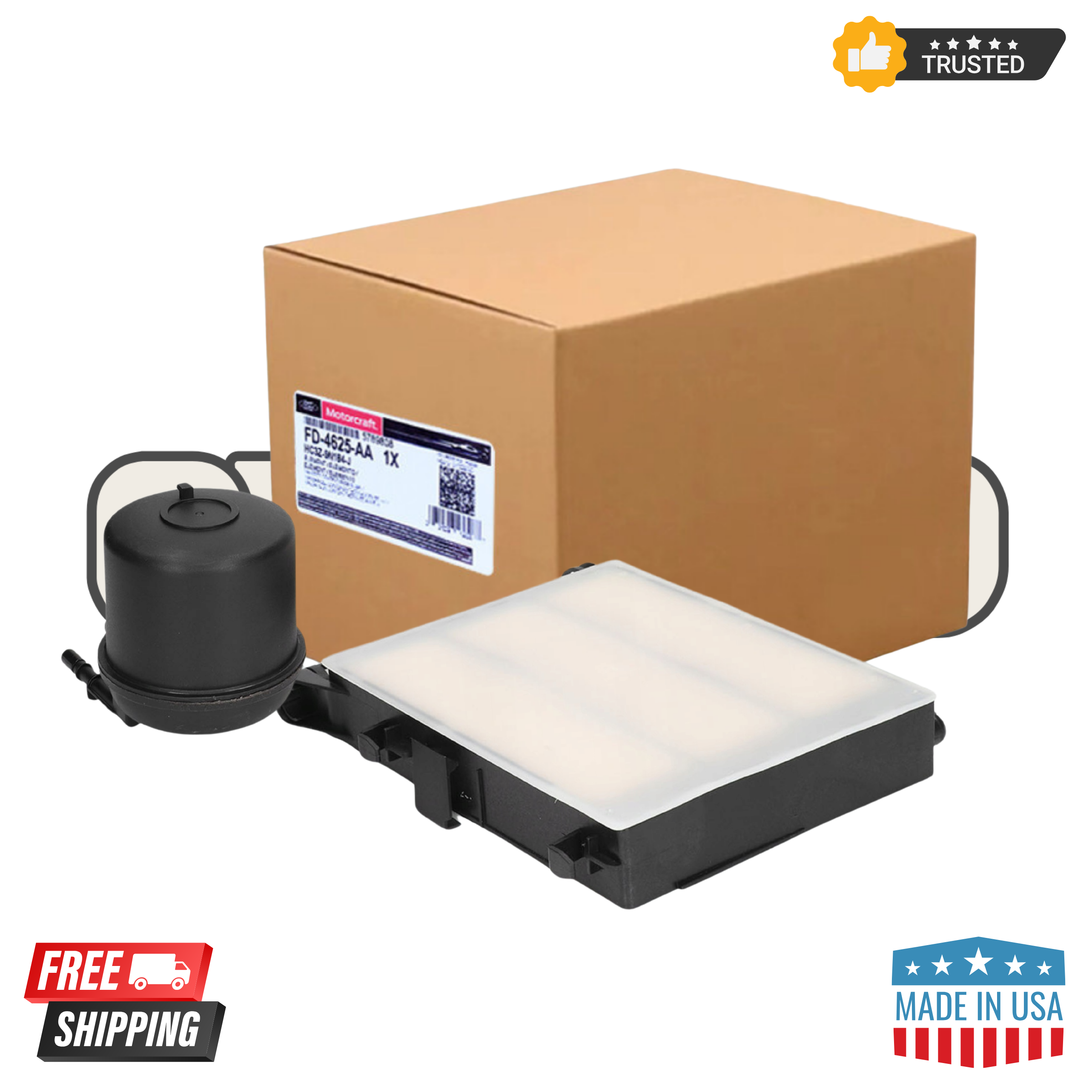 OEM Motorcraft FD-4625 Fuel Filter for 2017-2019 Ford F250 and F350 Powerstroke