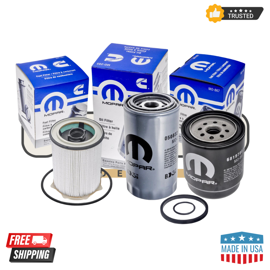 Mopar 2013-2018 Dodge RAM 2500-5500 6.7L Cummins Oil Fuel Filter Kit OEM