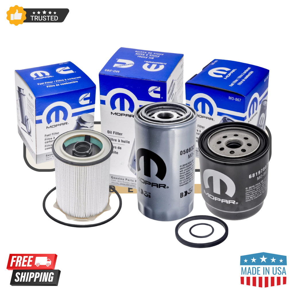Mopar 2013-2018 Dodge RAM 2500-5500 6.7L Cummins Oil Fuel Filter Kit OEM