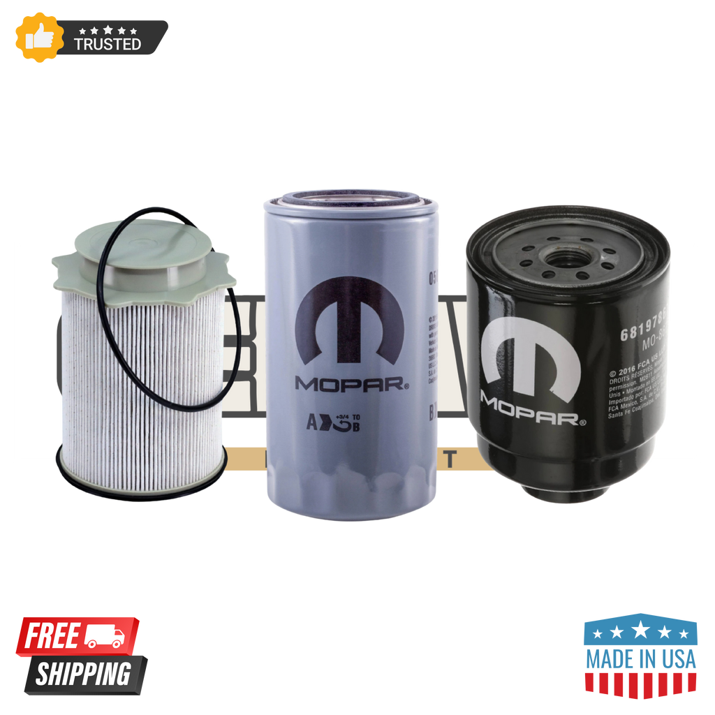 Mopar 2013-2018 Dodge RAM 2500-5500 6.7L Cummins Oil Fuel Filter Kit OEM