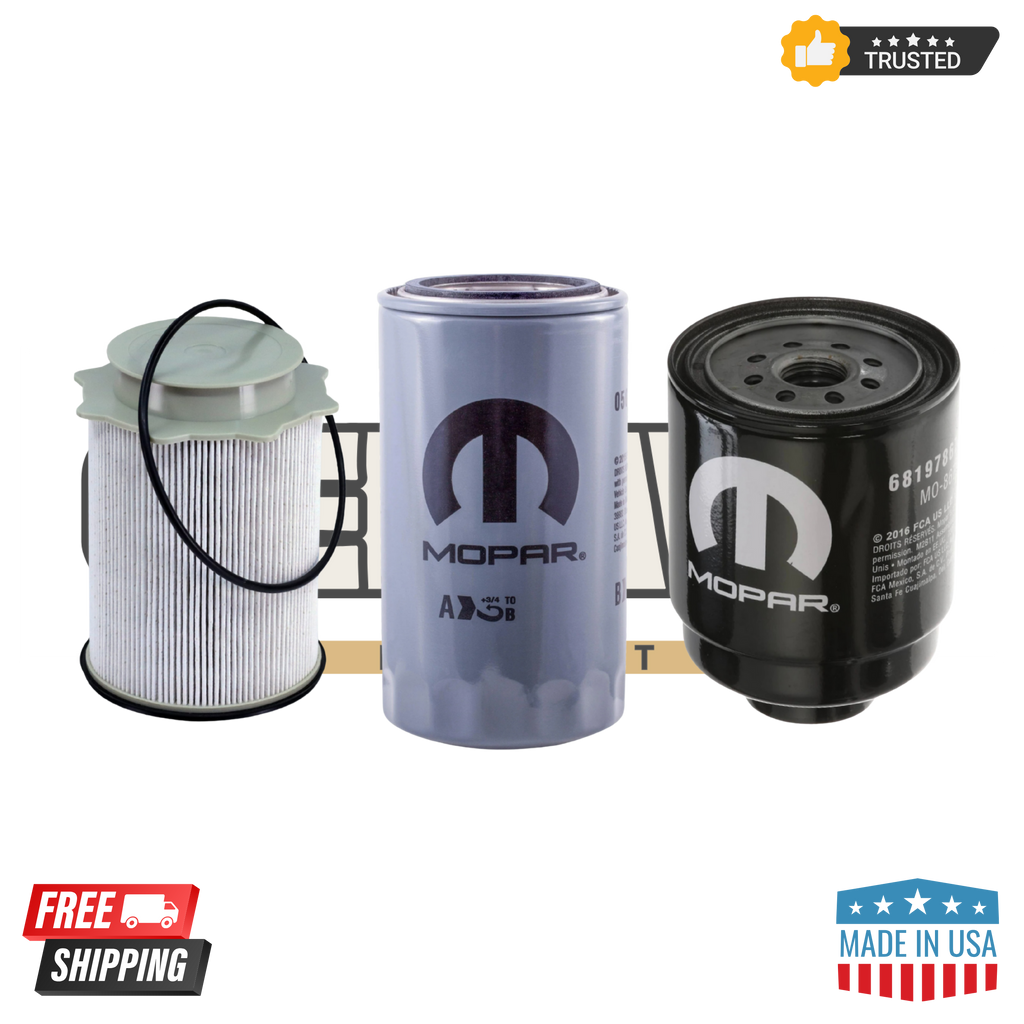 Mopar 2013-2018 Dodge RAM 2500-5500 6.7L Cummins Oil Fuel Filter Kit OEM