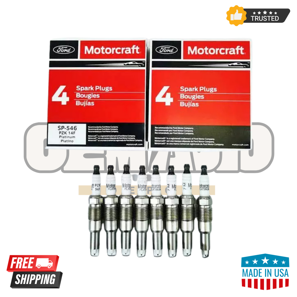Motorcraft SP-546 Platinum Spark Plugs OEM PZK14F For F150 F250 5.4L Pack of 8