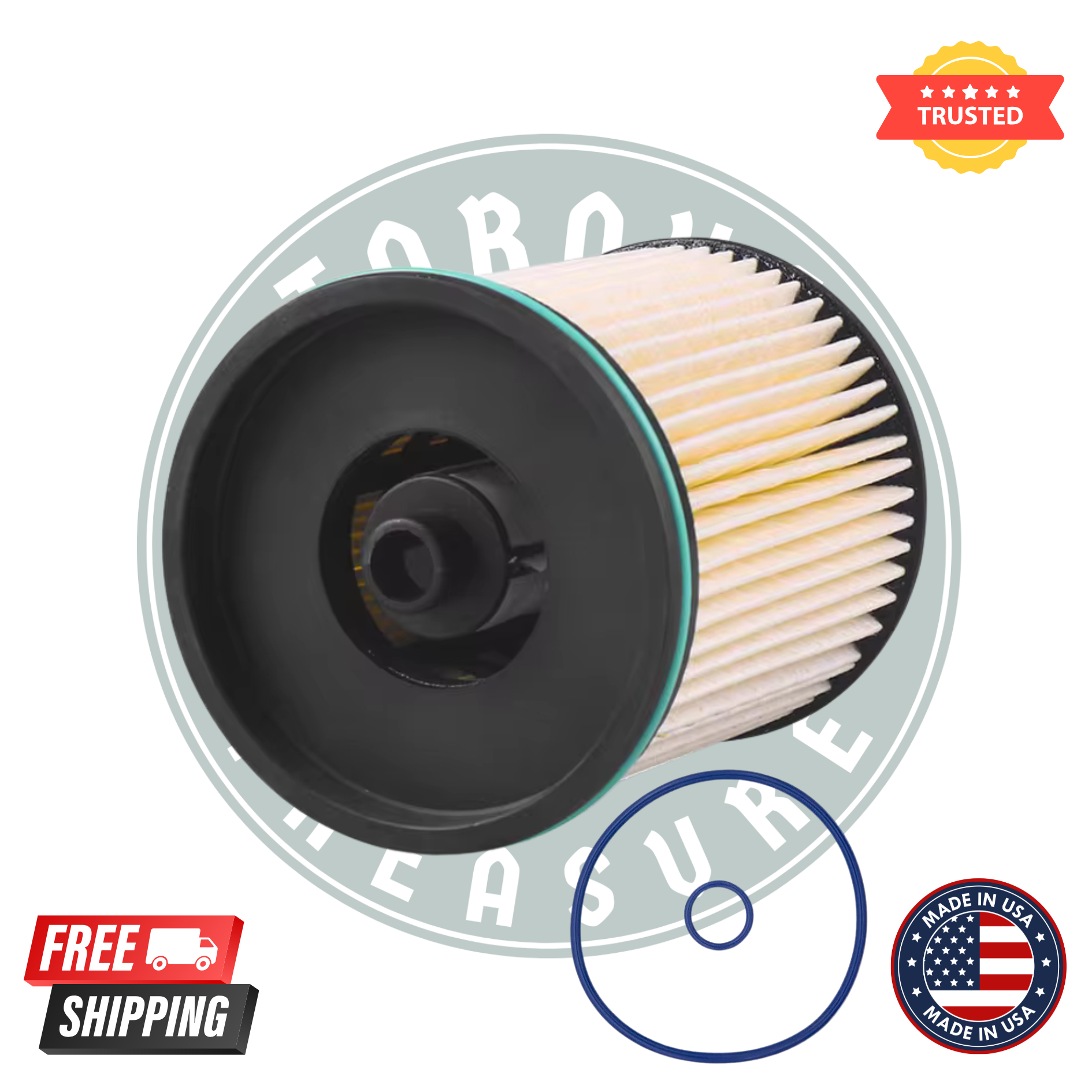 ACDelco TP1015 Fuel Filter Kit with Seals – GM Genuine OEM Replacement for Duramax Diesel Trucks