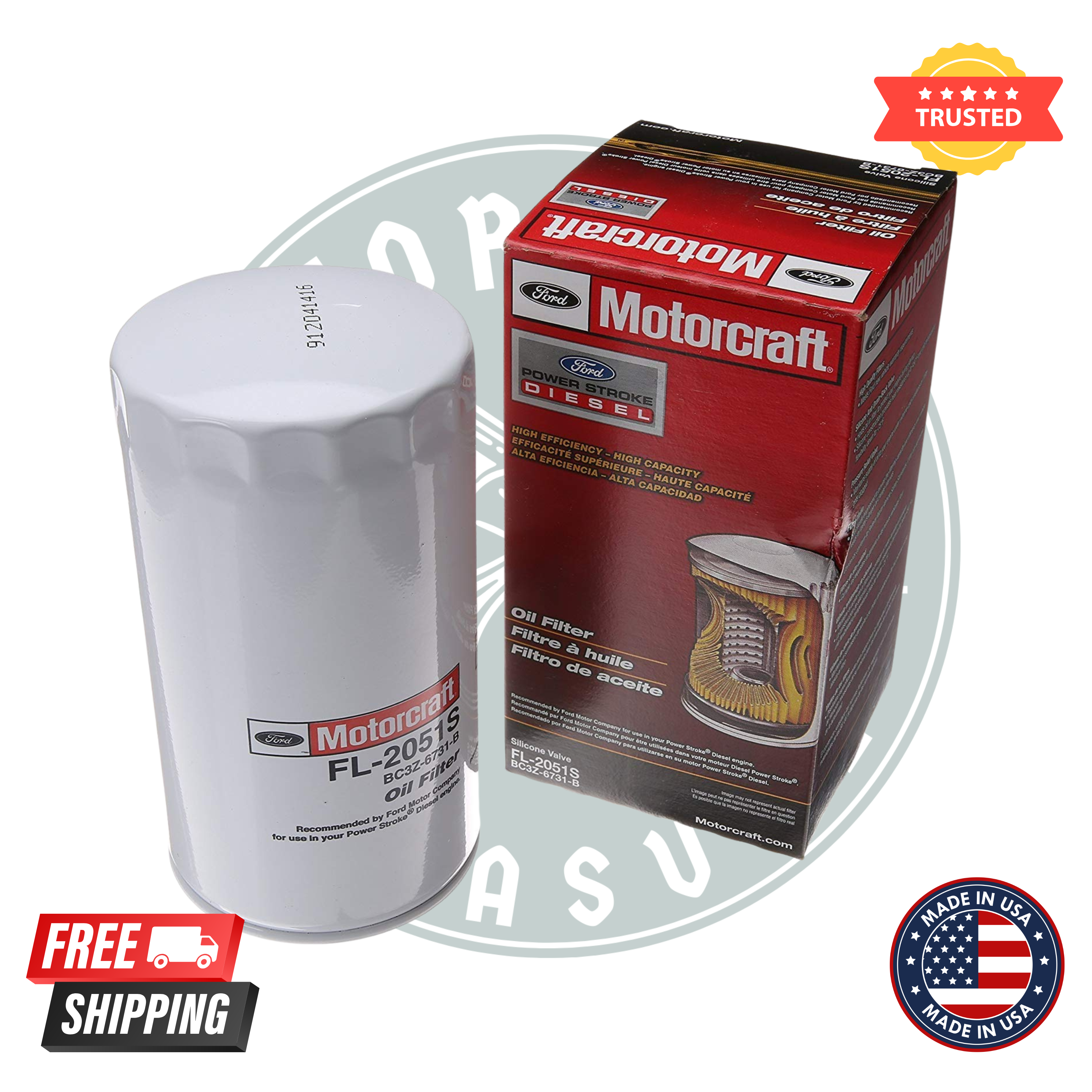 Motorcraft Oil Filter FL-2051S Pack of 12