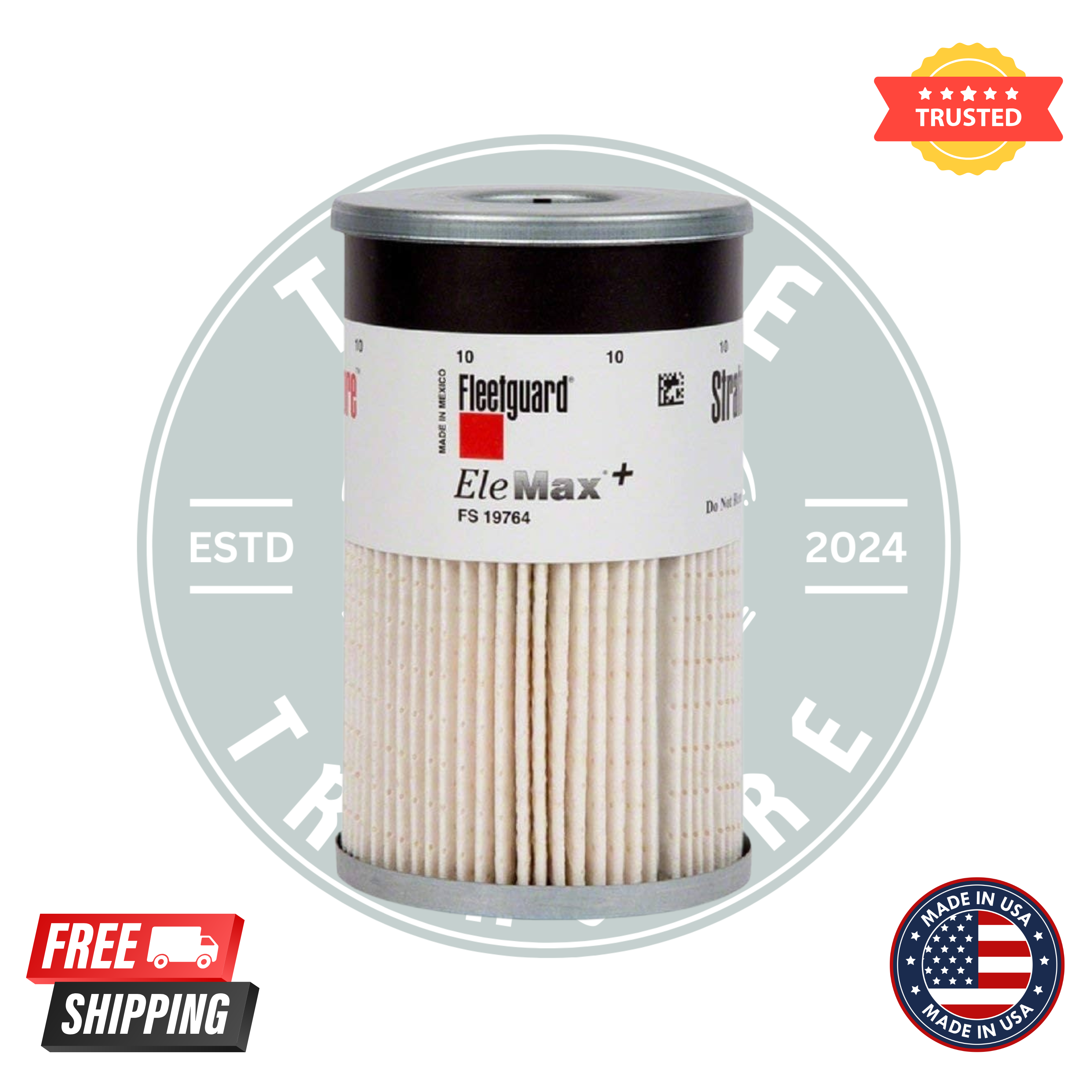 Fleetguard FS19764 Diesel Fuel Water Separator | Advanced Filtration for Cummins and Caterpillar Engines
