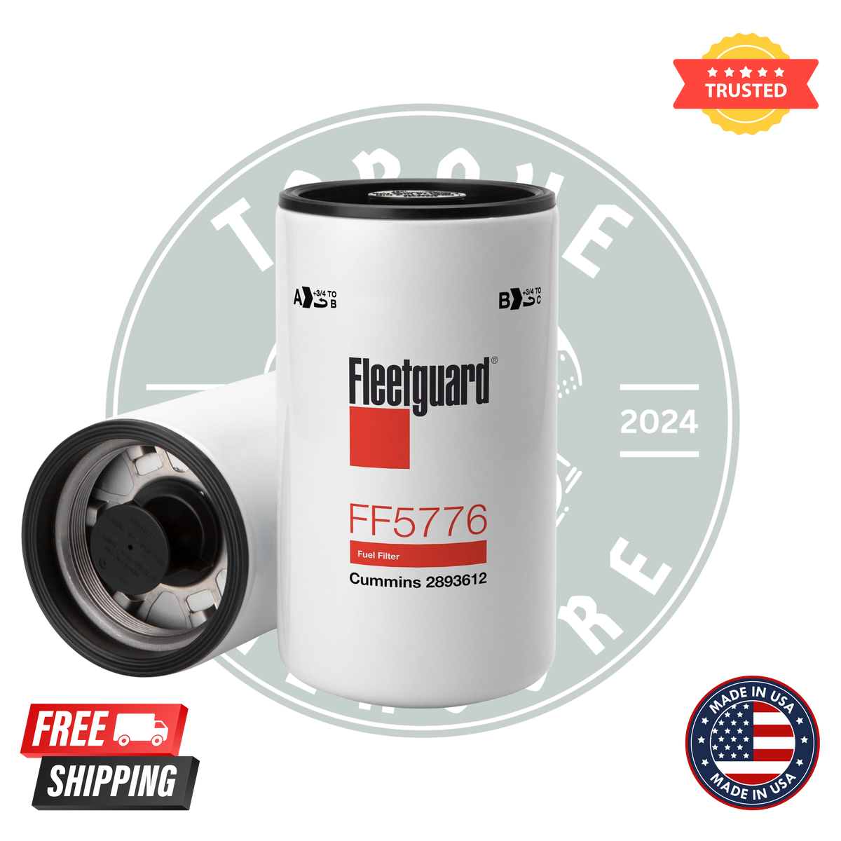 Fleetguard FF5776 Fuel Filter OEM quality Pack of 6 – OEM Auto Depot
