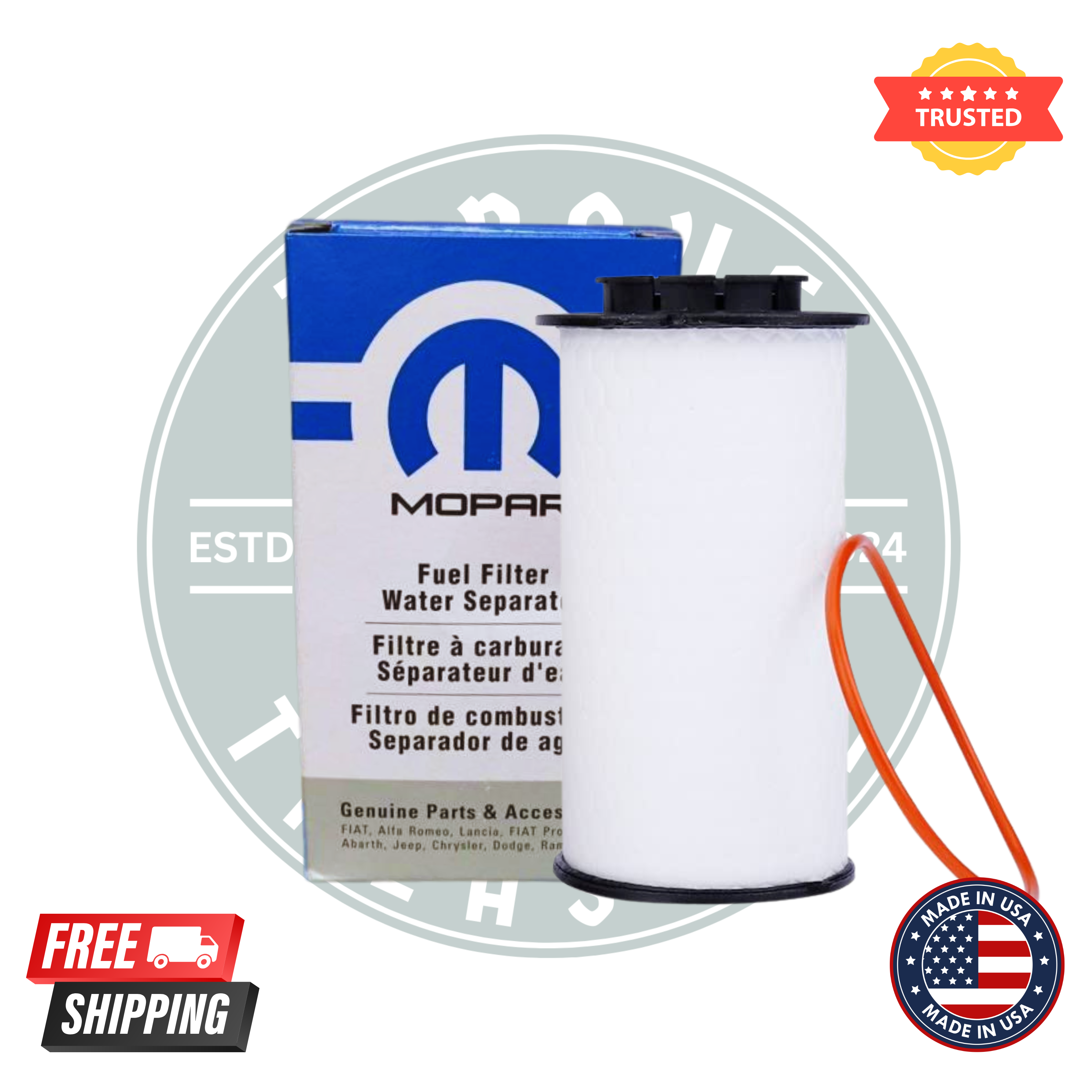 Mopar 68235275AA Diesel Fuel Filter – Genuine OEM for 6.7L Cummins Ram Trucks