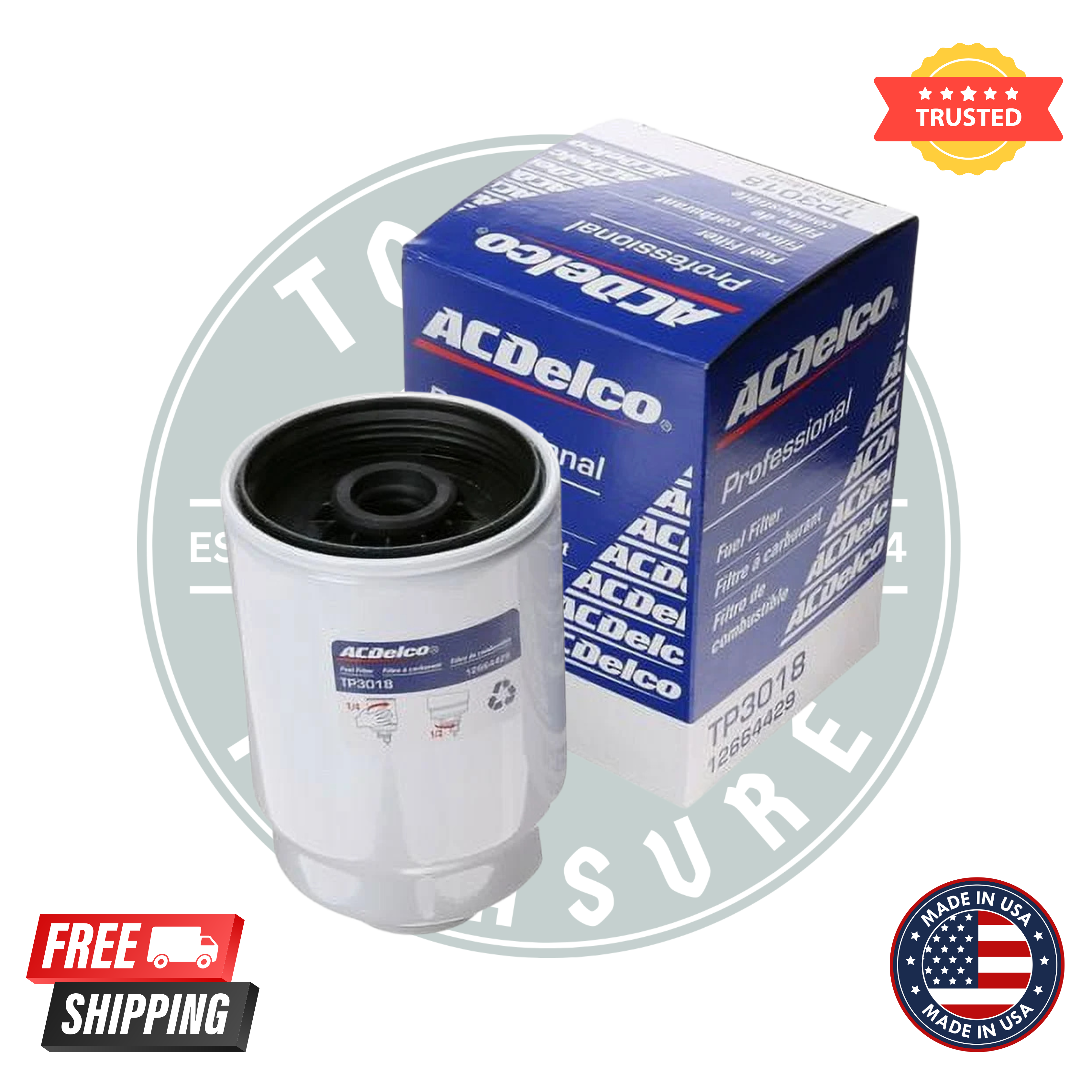 ACDelco TP3018 Professional Fuel Filter for Duramax 6.6L Diesel