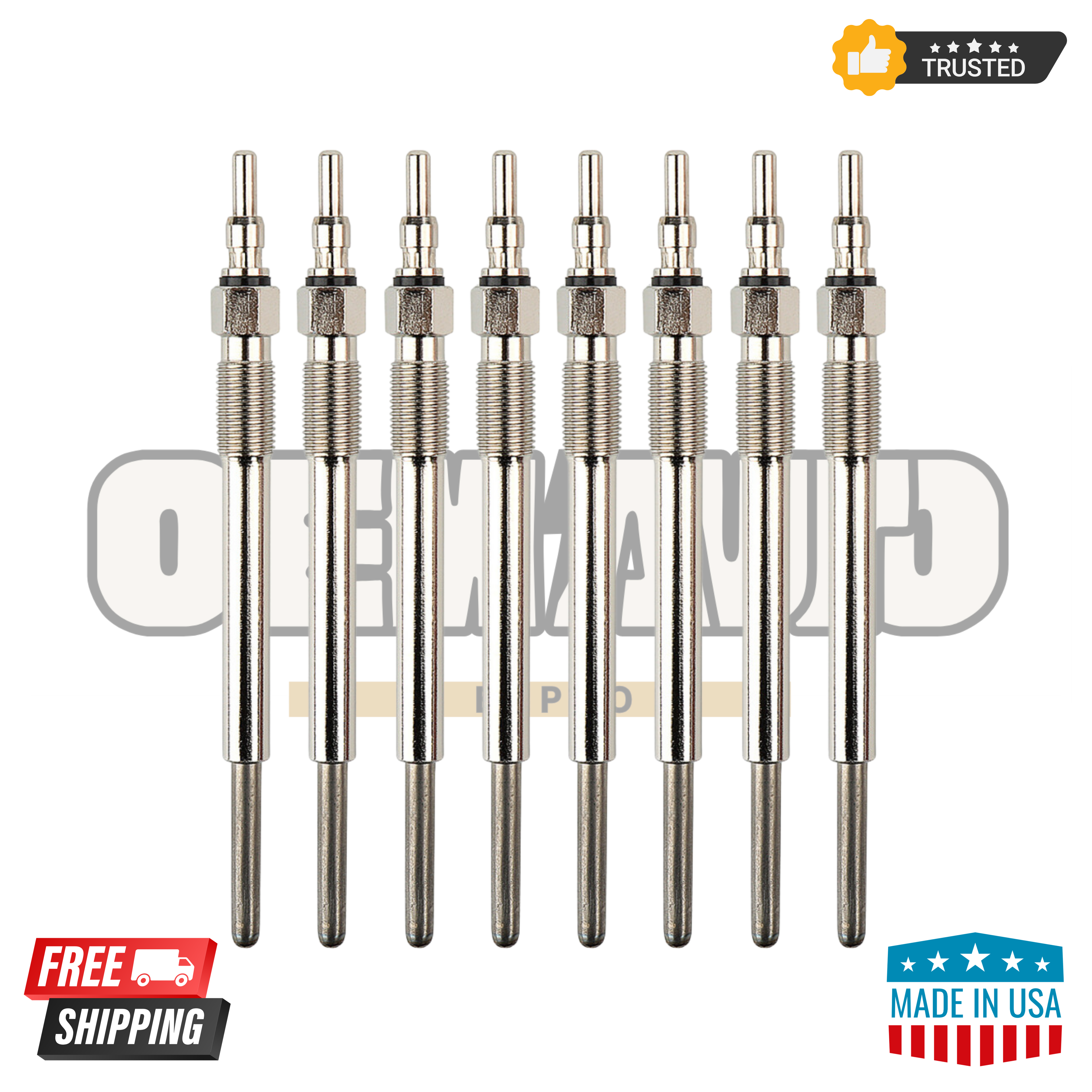 Motorcraft ZD-11 Diesel Glow Plugs – Pack of 8 | OEM Replacement for Ford Powerstroke