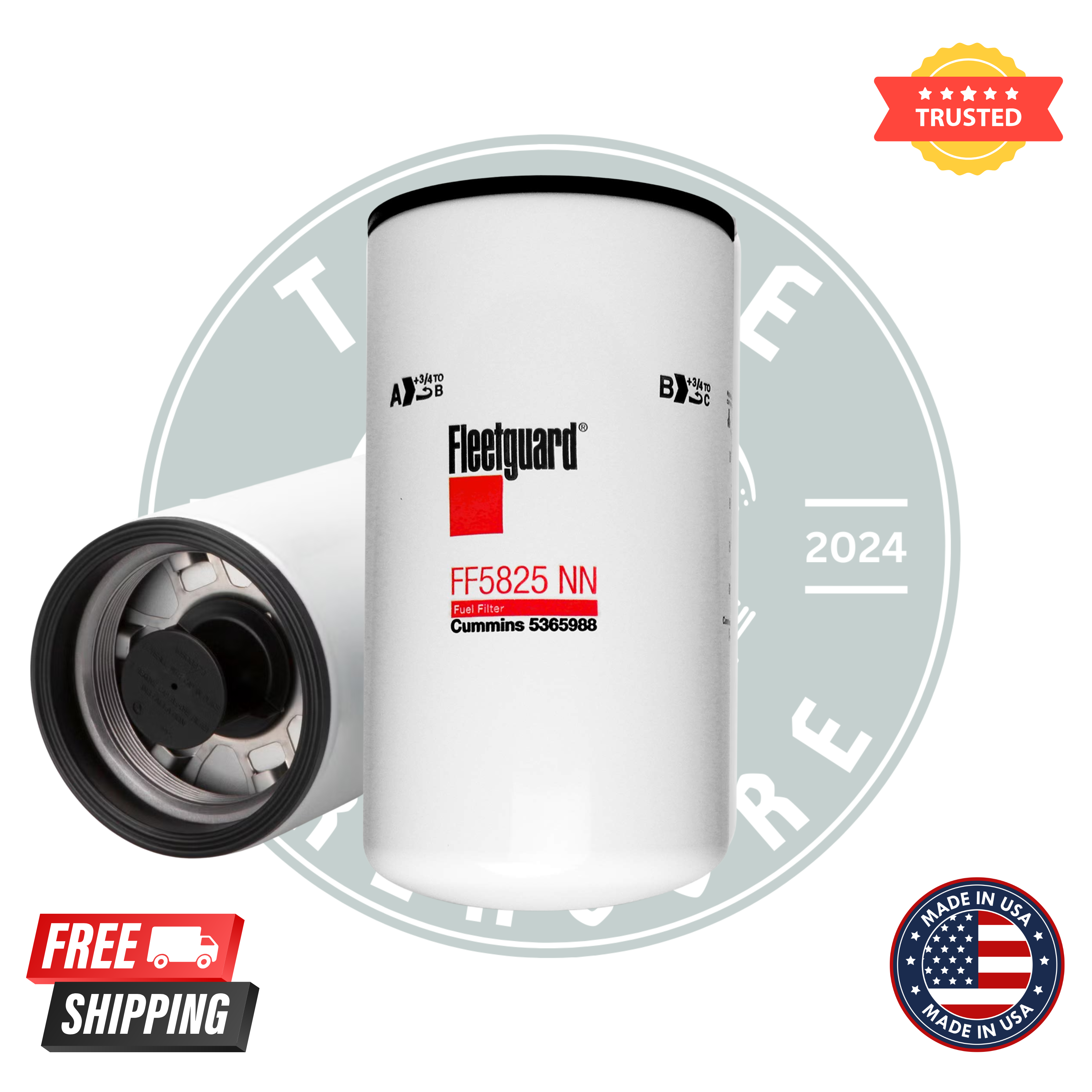 Fleetguard FF5825NN Fuel Filter – Pack of 6