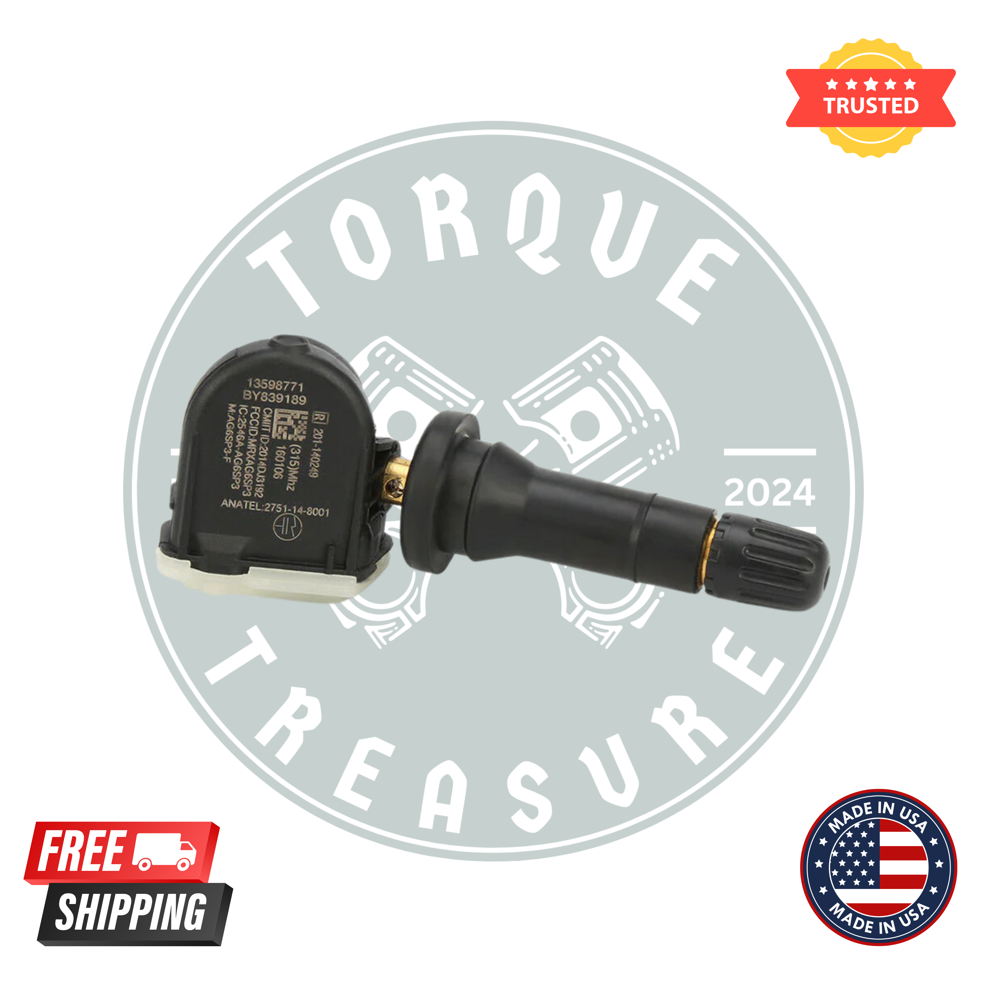 ACDelco 13598771 TPMS Sensor – Pack of 4