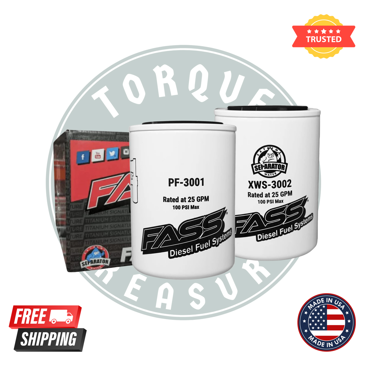 FASS Fuel Filter Bundle – XWS-3002 & PF-3001 – OEM Auto Depot